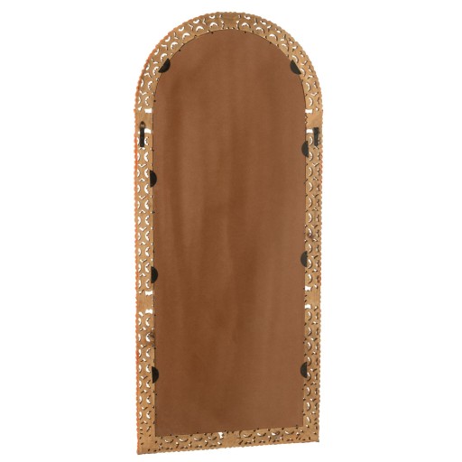 J-Line Spiegel Gekerfd Mumbai Mango Hout Mix