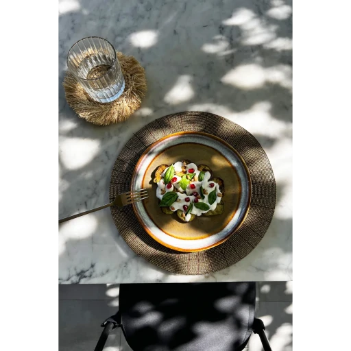 De Beaded Placemat - Goud