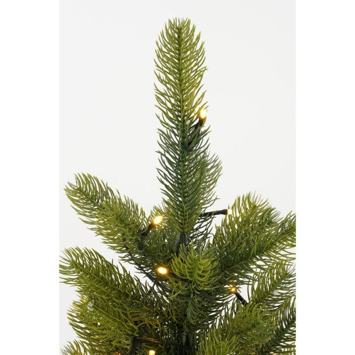 Nagoya Kunstkerstboom in Jute met LED Verlichting - H60 x Ø44 cm - Groen