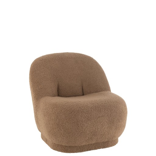 J-Line Zetel Teddy Boucle Bruin