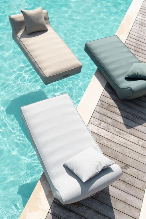 J-Line Mattress Helene polypropylene gray