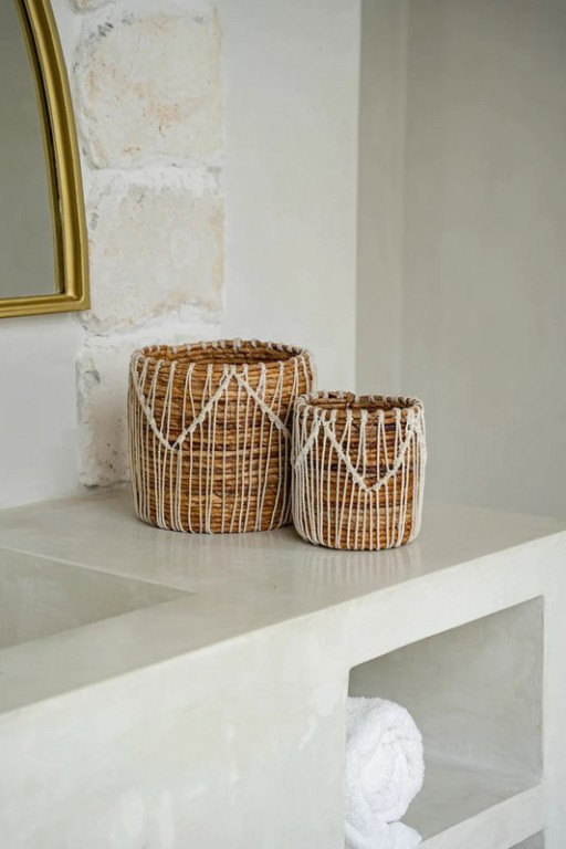 The Macra-mazing Basket - Natural White - S
