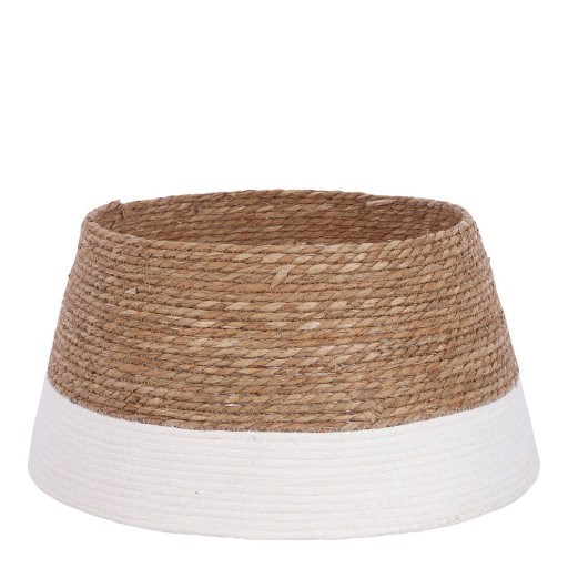 Kerstboomrok Zeegras Off-white | H26xØ50 cm - Product afbeelding