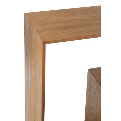 J-Line Wandrek Kubus 2P Hout Bruin