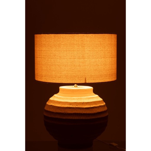 J-Line lamp - terracotta - beige