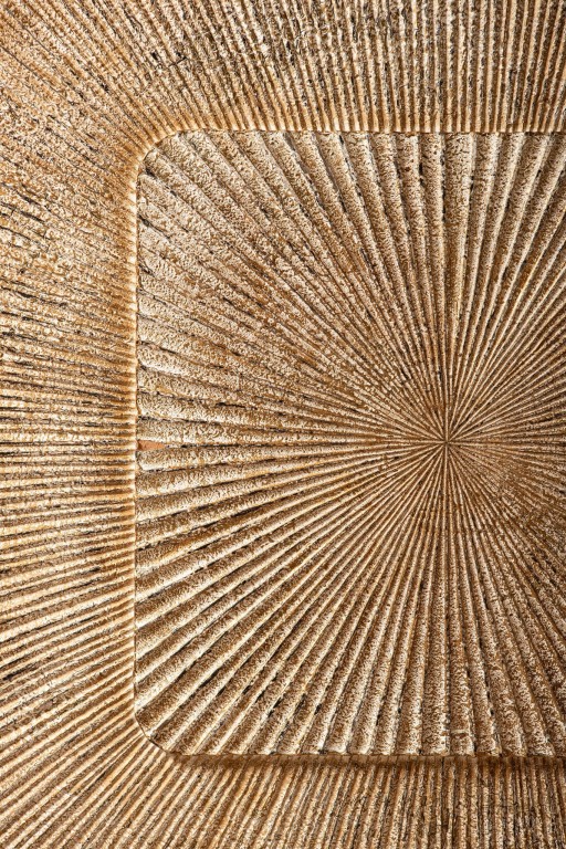 Dishita Cream Square Mdf Wall Panel Ribbed Small