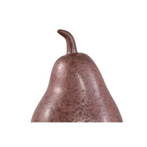 Sydny Brown Ceramic Pear Shaped Statue