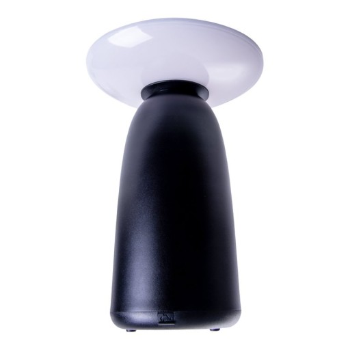 LED Solarleuchte "Ada" schwarz für Außen, LED Tischlampe aus Metall und Kunststoff 22,5 x 16 cm