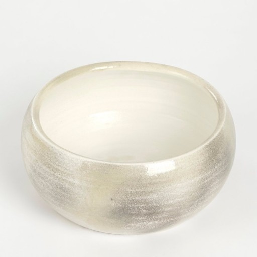 Lester Plant Bowl - H12 x Ø28 cm - Terracotta - Light Grey