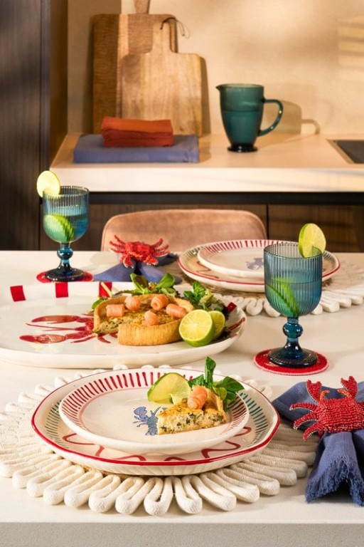 Ariane Servingboard - L41 x B31 X H3 Cm - Stone goods - Red