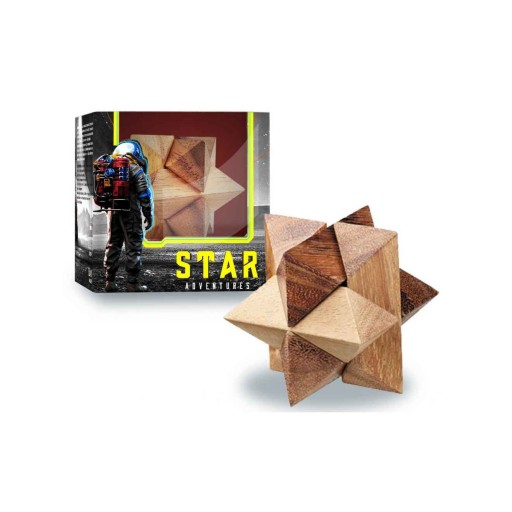 Logica Giochi Houten Breinbreker Star Adventures Mission Polar Star 7x7x7cm