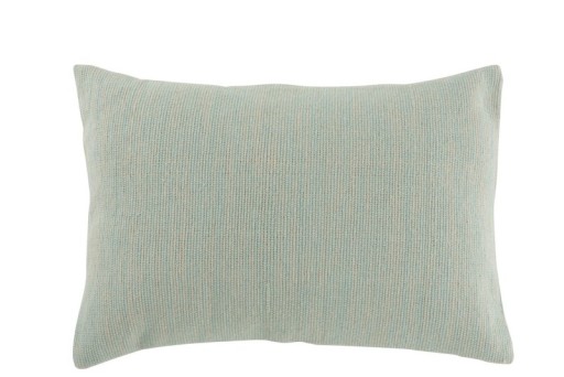 J-Line cushion Rectangle Plain - cotton - mint