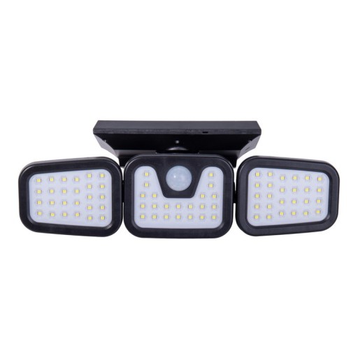 LED Solar Außenwandleuchte "Pacita", Multifunktionsleuchte Außenwandlampe aus Kunststoff in Schwarz, 28,3 x 13,5 x ca. 11 cm