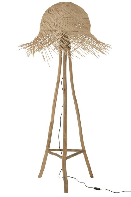J-Line floor lamp Branches - jute - natural