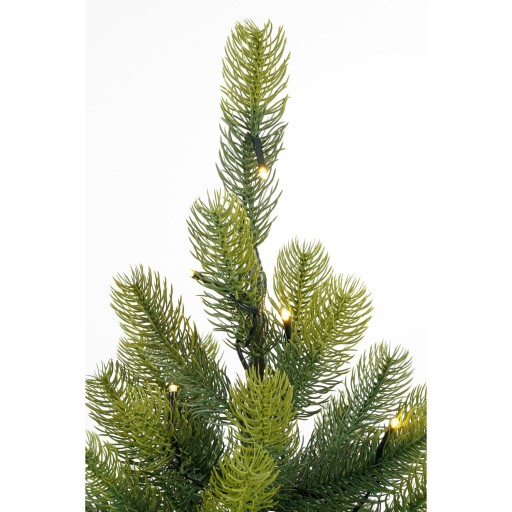 Nagoya Kunstkerstboom in Pot met LED Verlichting - H90 x Ø55 cm - Groen