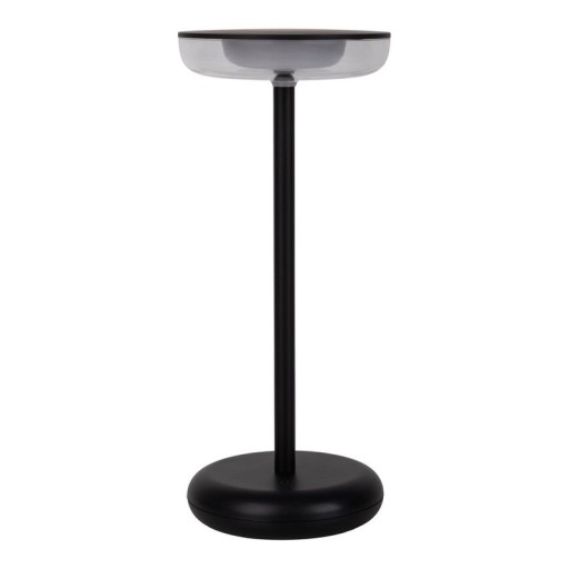 Cordless tablet light "Pasi" for outside and inside, made of metal and plastic in black, dimmable, with touch and memory function, approx. 26 cm high