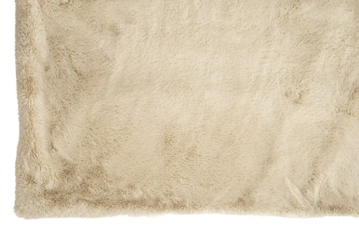 J-Line Plaid Cutie - Polyester - 180x130 cm - Light gray