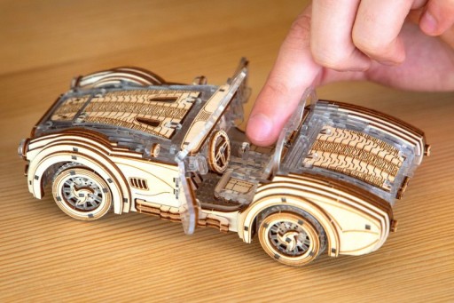 Lace Models 3D Model Building Kit, Speedster V2, AKV-02 16.4x8x5.5cm