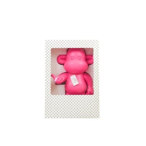 Ornament - Hang Loose Monkey Figurine 'The Legend' - Polyresin - Pink - 33x21x50cm