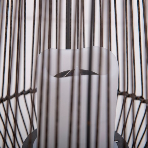 LED solar lamp "Plasto" Ø 26 cm outdoors made of brown metal and plastic