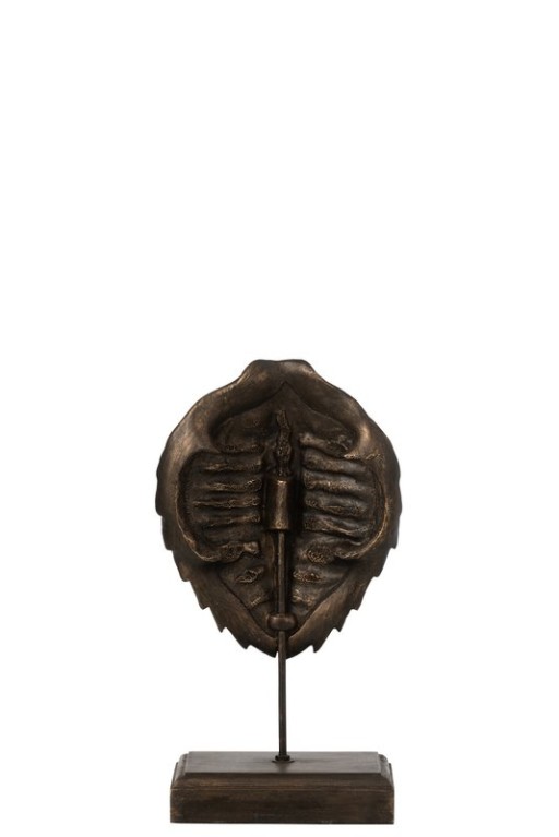 J-Line Shield On Foot Poly Bronze Large