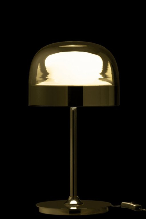 J-Line table lamp Topja - glass/metal - silver