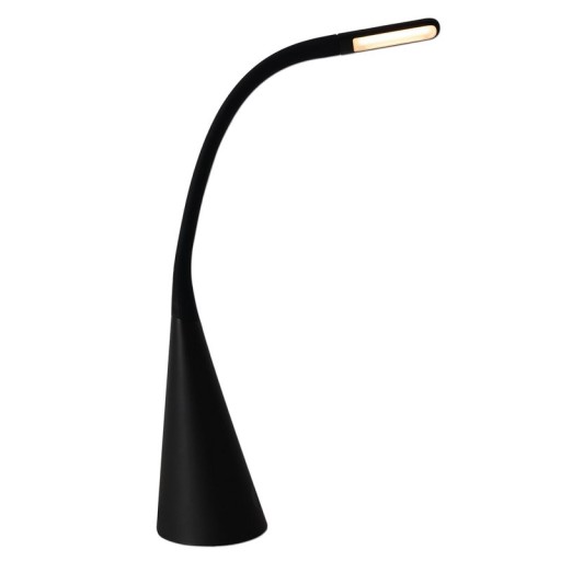 LED Tafellamp Alf | Zwart Metaal/Plastic | H 65 cm | Dimbaar - Retro Design