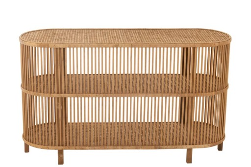 J-Line Table Exo Bamboo/Rattan Natural