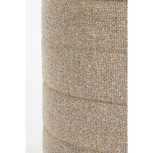 Poef met Opbergruimte - H41 x Ø42 cm - Beige