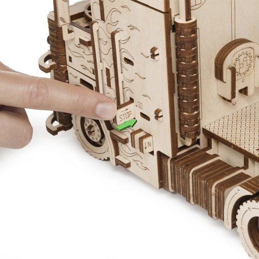 Eco Wood Art, (EWA) 3D Houten Puzzel Truck Road King, 3236, 29,3×13,2×17,5cm