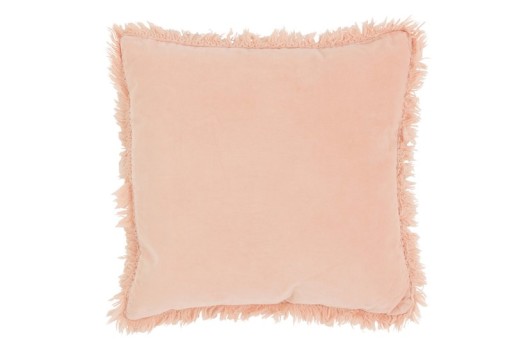 J-Line cushion Board Long - cotton/linen - pink