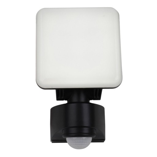 LED external wall lamp "Jaro" with 360 ° motion detector, made of plastic in anthracite, with integrated LED