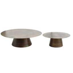 Comprador Copper Iron Coffeetable Round Sv2