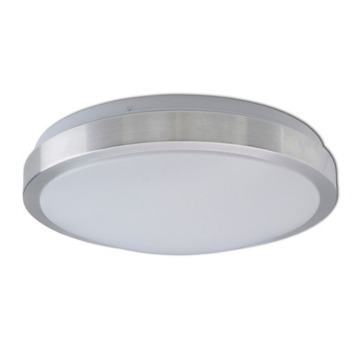 LED Deckenleuchte London Ø34cm | Dimm bare Runde Deckenbeleuchtung | Silber