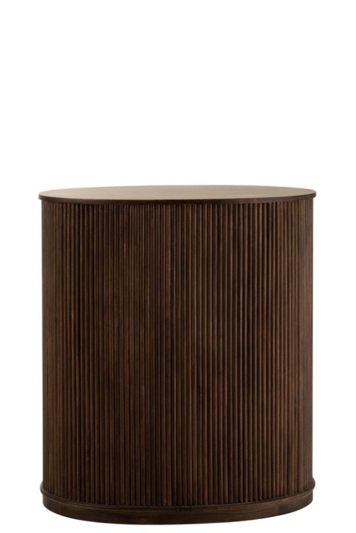J-Line Cabinet Reyi Mango Wood Dark Brown