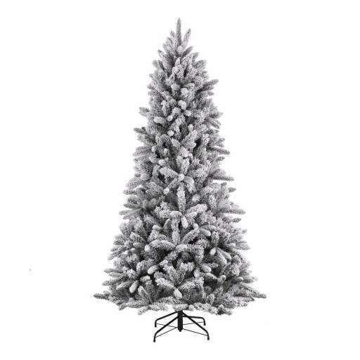Black Box Trees Snowdon Kunstkerstboom - H185 x Ø117 cm - Groen Frosted