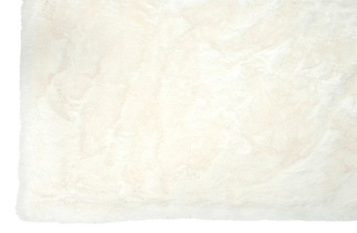 J-Line Plaid Cutie - Fleece Deken – Polyester – 180x130 cm – Wit