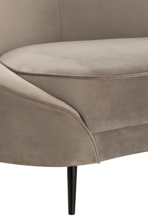 J-Line Sofa Elisabeth Textil Silver