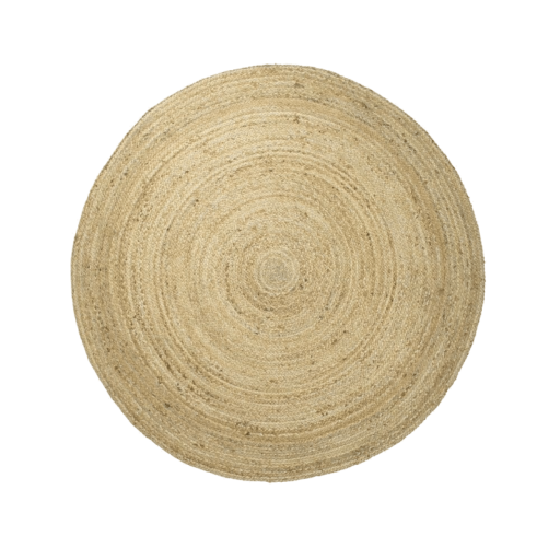 Rond Jute Tapijt | 300 cm Natuurlijk | Jute Rug