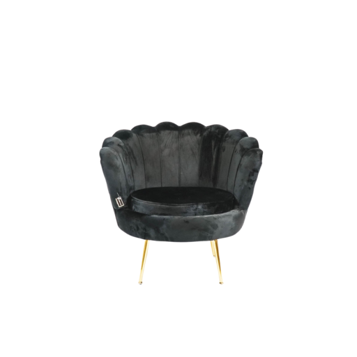 Fauteuil Chair - Shell - Black - 84x76x82cm