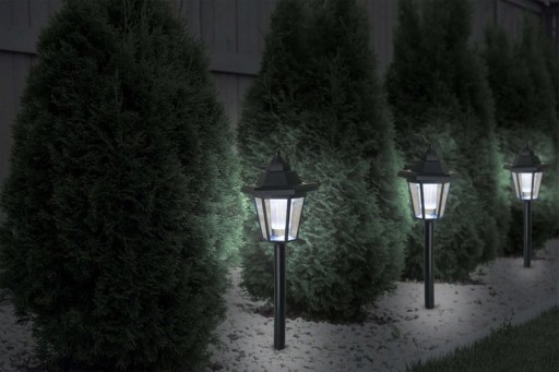 3 Set LED Solar-Erdspieß/Wall light 2-in-1