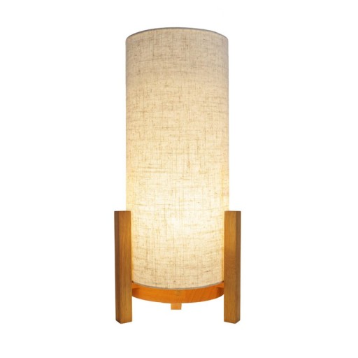 Ackitical lamp "Madita" 48 cm high, in white/nature, with integrated LED, dimmable with touch sensor