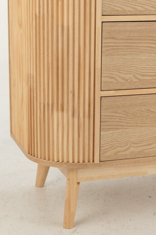 J -Line Cupboard Round - Pinehout - Natural - Large