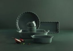 Emile Henry Taartvorm lang rechthoekig - 360x150mm - Cèdre