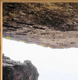 Glass Art Wall Picture Beach Cave