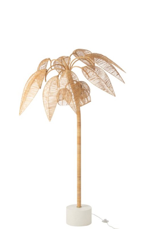 J-Line floor lamp coconut tree Sugar jug ​​Natura Small