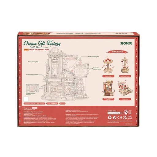 Robotime, Dream Gift Factory, EAB01, 24,4x16,3x25,6 cm