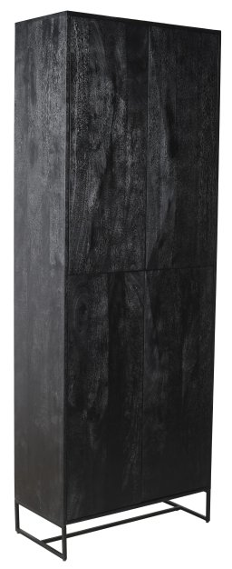 Onyx Cabinet Black 4 Drs