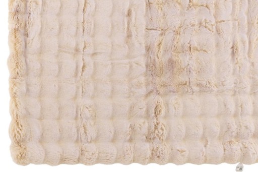 J-Line Plaid Wave Polyester Crème