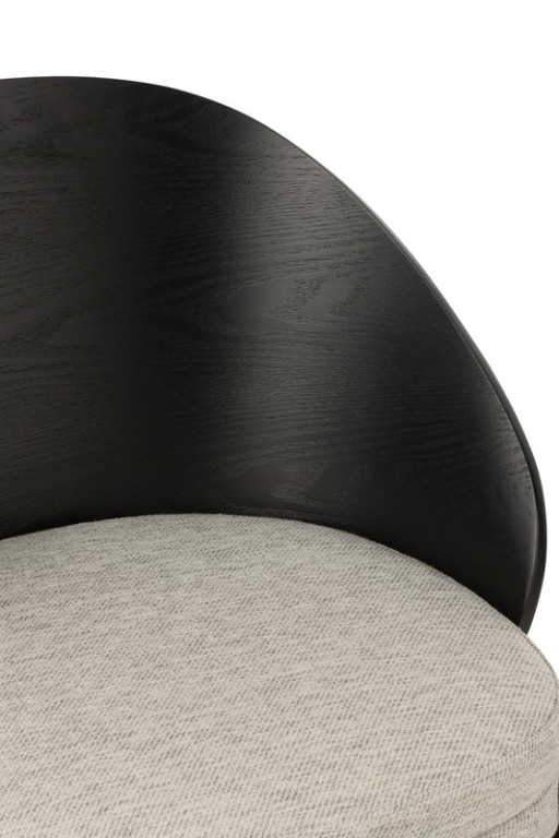 J-Line Chair Lone Plywood/Metal Black/Grey